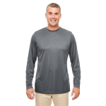 UltraClub Men's Cool & Dry Performance Long-Sleeve Top