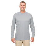 UltraClub Men's Cool & Dry Performance Long-Sleeve Top