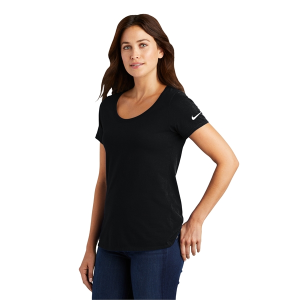 Nike Women's Dri-FIT Cotton/Poly Scoop Neck Tee.