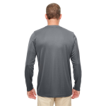 UltraClub Men's Cool & Dry Performance Long-Sleeve Top