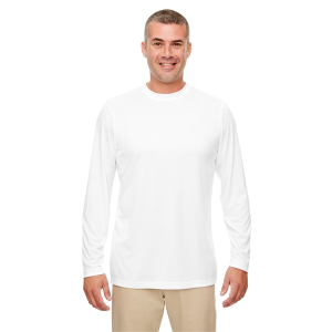 UltraClub Men's Cool & Dry Performance Long-Sleeve Top