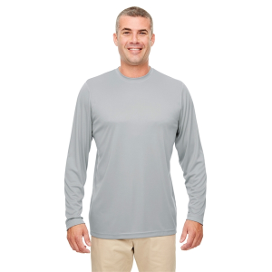 UltraClub Men's Cool & Dry Performance Long-Sleeve Top