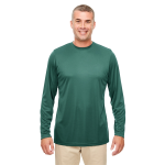 UltraClub Men's Cool & Dry Performance Long-Sleeve Top