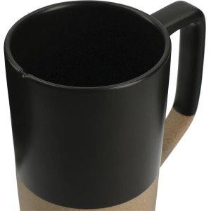 Tahoe Tea & Coffee Ceramic Mug with Wood Lid 16oz