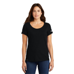 Nike Women's Dri-FIT Cotton/Poly Scoop Neck Tee.