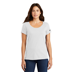 Nike Women's Dri-FIT Cotton/Poly Scoop Neck Tee.