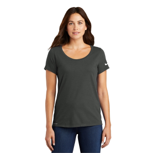 Nike Women's Dri-FIT Cotton/Poly Scoop Neck Tee.